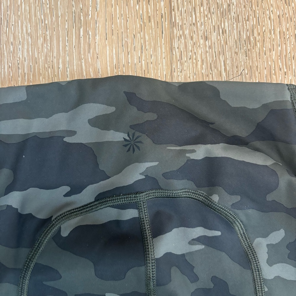 Athleta Ultimate 7/8 Tights High Waist Camo Leggings Stash‎ Pockets Size XXS - Picture 7 of 7